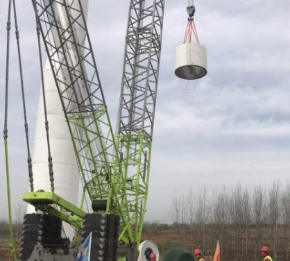 吊鉤起重滑車(chē)可用于風(fēng)力發(fā)電機(jī)安裝中