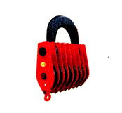 吊環(huán)八輪閉口起重滑車(chē)圖片