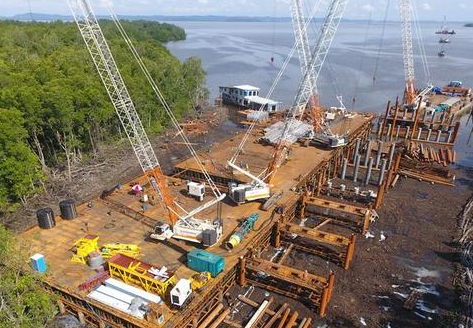 文萊淡布隆跨海大橋修建使用到了哪些機械設(shè)備